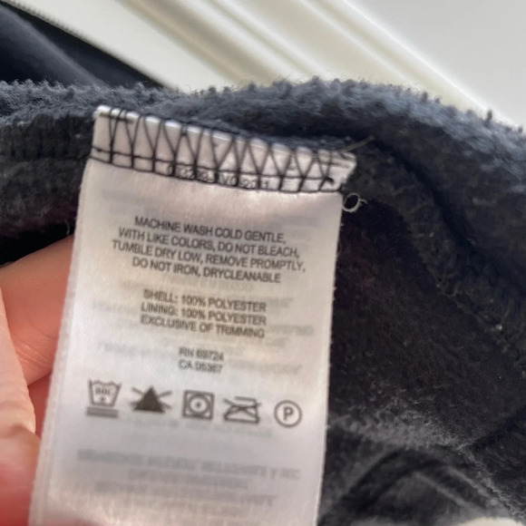 Columbia Black Fleece Jacket w/ Pink Breast Cancer Ribbon Women’s Size Medium - Picture 12 of 15